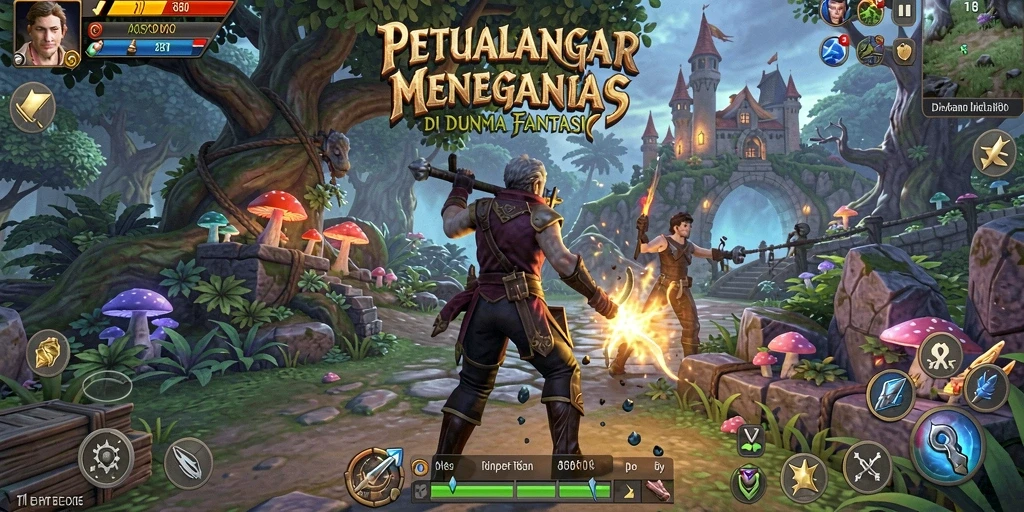 Tangkapan layar dari gameplay 8180 yang penuh aksi dan petualangan.