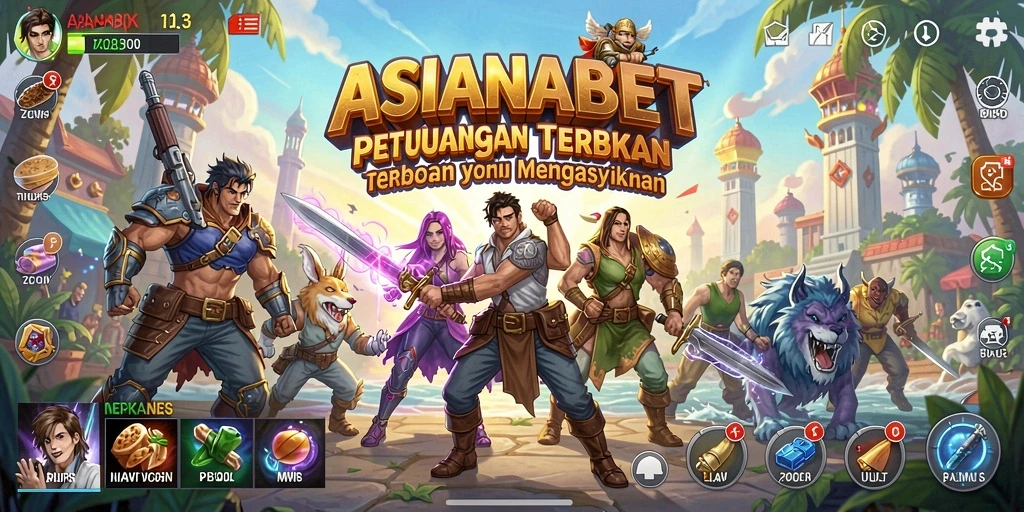 Screenshot gameplay ASIANABET menampilkan dunia terbuka yang indah dan interaktif.