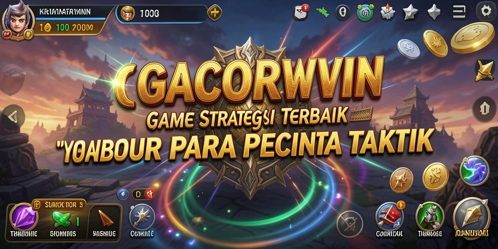 Tangkapan layar GACORWIN menunjukkan pertempuran strategis yang mendebarkan.