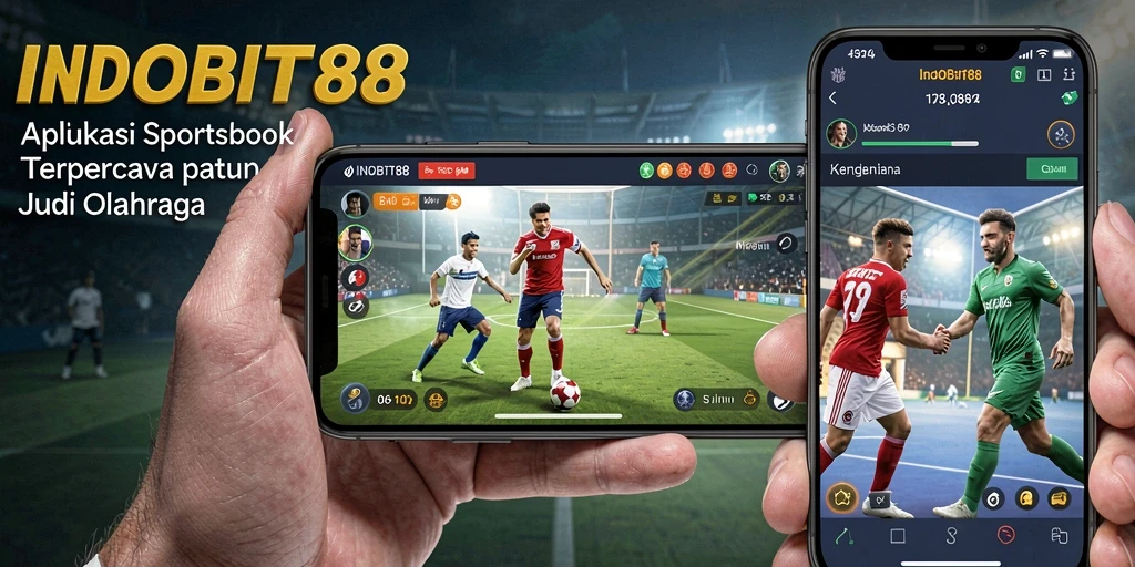 Tampilan layar utama gameplay Sportsbook INDOBIT88.