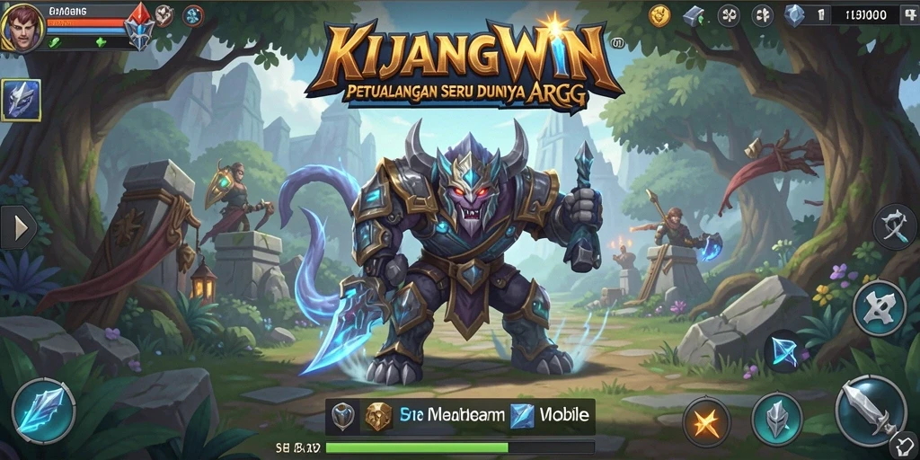 Tampilan gameplay KIJANGWIN yang menarik dalam suasana ARPG.