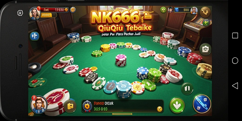 Screenshot gameplay QiuQiu yang menegangkan dan seru.