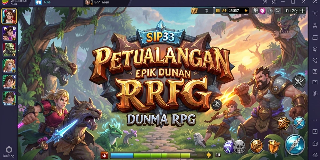 Screenshot menampilkan karakter sedang bertarung dalam pertempuran epik di SIP33.