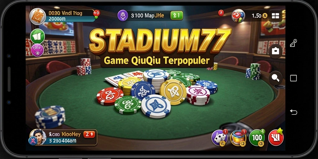 Gameplay QiuQiu yang seru dan menantang di STADIUM77.